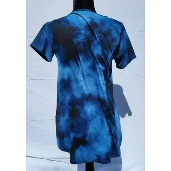 Lularoe Blue Black Short Sleeve Shirt Women's XS - Picture 3 of 4